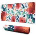 thumbnail image 1 of Long Mouse Pads for Desk,Pioneer Flower Floral Print Pattern Desk Mats on Top Of Desks, Desk Mouse Pad Extra Large with 3mm Non-Slip Base and Stitched Edge for Gaming,Office,Work,Home 35.4"x15.7", 1 of 6