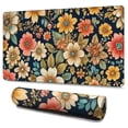 thumbnail image 1 of Long Mouse Pads for Desk,Pioneer Flower Floral Print Pattern Desk Mats on Top Of Desks, Desk Mouse Pad Extra Large with 3mm Non-Slip Base and Stitched Edge for Gaming,Office,Work,Home 47.3"x23.6", 1 of 6