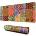 thumbnail image 1 of Long Mouse Pads for Desk,Pioneer Flower Floral Print Pattern Desk Mats on Top Of Desks, Desk Mouse Pad Extra Large with 3mm Non-Slip Base and Stitched Edge for Gaming,Office,Work,Home 31.5"x11.8", 1 of 6