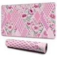 thumbnail image 1 of Long Mouse Pads for Desk,Pioneer Flower Floral Print Pattern Desk Mats on Top Of Desks, Desk Mouse Pad Extra Large with 3mm Non-Slip Base and Stitched Edge for Gaming,Office,Work,Home 47.3"x23.6", 1 of 6