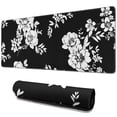 thumbnail image 1 of Long Mouse Pads for Desk,Pioneer Flower Floral Print Pattern Desk Mats on Top Of Desks, Desk Mouse Pad Extra Large with 3mm Non-Slip Base and Stitched Edge for Gaming,Office,Work,Home 31.5"x11.8", 1 of 6