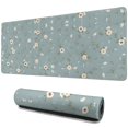 thumbnail image 1 of Long Mouse Pads for Desk,Pioneer Flower Floral Print Pattern Desk Mats on Top Of Desks, Desk Mouse Pad Extra Large with 3mm Non-Slip Base and Stitched Edge for Gaming,Office,Work,Home 31.5"x11.8", 1 of 6