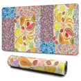 thumbnail image 1 of Long Mouse Pads for Desk,Pioneer Flower Floral Print Pattern Desk Mats on Top Of Desks, Desk Mouse Pad Extra Large with 3mm Non-Slip Base and Stitched Edge for Gaming,Office,Work,Home 47.3"x23.6", 1 of 6