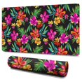 thumbnail image 1 of Long Mouse Pads for Desk,Pioneer Flower Floral Print Pattern Desk Mats on Top Of Desks, Desk Mouse Pad Extra Large with 3mm Non-Slip Base and Stitched Edge for Gaming,Office,Work,Home 47.3"x23.6", 1 of 6