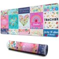 thumbnail image 1 of Long Mouse Pads for Desk,Pioneer Flower Floral Print Pattern Desk Mats on Top Of Desks, Desk Mouse Pad Extra Large with 3mm Non-Slip Base and Stitched Edge for Gaming,Office,Work,Home 31.5"x11.8", 1 of 6