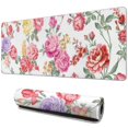 thumbnail image 1 of Long Mouse Pads for Desk,Pioneer Flower Floral Print Pattern Desk Mats on Top Of Desks, Desk Mouse Pad Extra Large with 3mm Non-Slip Base and Stitched Edge for Gaming,Office,Work,Home 31.5"x11.8", 1 of 6