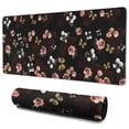 thumbnail image 1 of Long Mouse Pads for Desk,Pioneer Flower Floral Print Pattern Desk Mats on Top Of Desks, Desk Mouse Pad Extra Large with 3mm Non-Slip Base and Stitched Edge for Gaming,Office,Work,Home 35.4"x15.7", 1 of 6