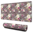 thumbnail image 1 of Long Mouse Pads for Desk,Pioneer Flower Floral Print Pattern Desk Mats on Top Of Desks, Desk Mouse Pad Extra Large with 3mm Non-Slip Base and Stitched Edge for Gaming,Office,Work,Home 31.5"x15.7", 1 of 6