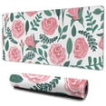 thumbnail image 1 of Long Mouse Pads for Desk,Pioneer Flower Floral Print Pattern Desk Mats on Top Of Desks, Desk Mouse Pad Extra Large with 3mm Non-Slip Base and Stitched Edge for Gaming,Office,Work,Home 35.4"x15.7", 1 of 6