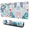 thumbnail image 1 of Long Mouse Pads for Desk,Pioneer Flower Floral Print Pattern Desk Mats on Top Of Desks, Desk Mouse Pad Extra Large with 3mm Non-Slip Base and Stitched Edge for Gaming,Office,Work,Home 35.4"x15.7", 1 of 6