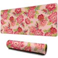 thumbnail image 1 of Long Mouse Pads for Desk,Pioneer Flower Floral Print Pattern Desk Mats on Top Of Desks, Desk Mouse Pad Extra Large with 3mm Non-Slip Base and Stitched Edge for Gaming,Office,Work,Home 31.5"x11.8", 1 of 6