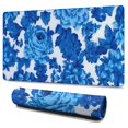 thumbnail image 1 of Long Mouse Pads for Desk,Pioneer Flower Floral Print Pattern Desk Mats on Top Of Desks, Desk Mouse Pad Extra Large with 3mm Non-Slip Base and Stitched Edge for Gaming,Office,Work,Home 47.3"x23.6", 1 of 6