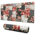 thumbnail image 1 of Long Mouse Pads for Desk,Pioneer Flower Floral Print Pattern Desk Mats on Top Of Desks, Desk Mouse Pad Extra Large with 3mm Non-Slip Base and Stitched Edge for Gaming,Office,Work,Home 35.4"x15.7", 1 of 6