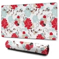 thumbnail image 1 of Long Mouse Pads for Desk,Pioneer Flower Floral Print Pattern Desk Mats on Top Of Desks, Desk Mouse Pad Extra Large with 3mm Non-Slip Base and Stitched Edge for Gaming,Office,Work,Home 47.3"x23.6", 1 of 6