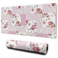 thumbnail image 1 of Long Mouse Pads for Desk,Pioneer Flower Floral Print Pattern Desk Mats on Top Of Desks, Desk Mouse Pad Extra Large with 3mm Non-Slip Base and Stitched Edge for Gaming,Office,Work,Home 35.4"x15.7", 1 of 6
