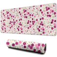 thumbnail image 1 of Long Mouse Pads for Desk,Pioneer Flower Floral Print Pattern Desk Mats on Top Of Desks, Desk Mouse Pad Extra Large with 3mm Non-Slip Base and Stitched Edge for Gaming,Office,Work,Home 31.5"x11.8", 1 of 6