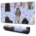 thumbnail image 1 of Long Mouse Pads for Desk,Poodles Desk Mats on Top Of Desks, Desk Mouse Pad Extra Large with 3mm Non-Slip Base and Stitched Edge for Gaming,Office,Work,Home 47.3"x23.6", 1 of 6