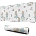 thumbnail image 1 of Long Mouse Pads for Desk,Princess Castle Flower Pattern Desk Mats on Top Of Desks, Desk Mouse Pad Extra Large with 3mm Non-Slip Base and Stitched Edge for Gaming,Office,Work,Home 31.5"x11.8", 1 of 6