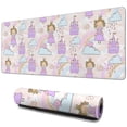 thumbnail image 1 of Long Mouse Pads for Desk,Princess Rainbow Castle Pattern Desk Mats on Top Of Desks, Desk Mouse Pad Extra Large with 3mm Non-Slip Base and Stitched Edge for Gaming,Office,Work,Home 31.5"x11.8", 1 of 6