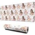 thumbnail image 1 of Long Mouse Pads for Desk,Princess Unicorn Pattern Desk Mats on Top Of Desks, Desk Mouse Pad Extra Large with 3mm Non-Slip Base and Stitched Edge for Gaming,Office,Work,Home 31.5"x11.8", 1 of 6