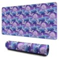 thumbnail image 1 of Long Mouse Pads for Desk,Purple Cartoon Pegasus Moon Pattern Desk Mats on Top Of Desks, Desk Mouse Pad Extra Large with 3mm Non-Slip Base and Stitched Edge for Gaming,Office,Work,Home 31.5"x15.7", 1 of 6