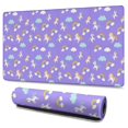 thumbnail image 1 of Long Mouse Pads for Desk,Purple Cartoon Unicorn Rainbow Cloud Desk Mats on Top Of Desks, Desk Mouse Pad Extra Large with 3mm Non-Slip Base and Stitched Edge for Gaming,Work,Home 47.3"x23.6", 1 of 5