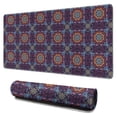 thumbnail image 1 of Long Mouse Pads for Desk,Purple Circular Floral Pattern Desk Mats on Top Of Desks, Desk Mouse Pad Extra Large with 3mm Non-Slip Base and Stitched Edge for Gaming,Office,Work,Home 31.5"x15.7", 1 of 6