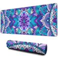 thumbnail image 1 of Long Mouse Pads for Desk,Purple Ethnic Mandala Pattern Desk Mats on Top Of Desks, Desk Mouse Pad Extra Large with 3mm Non-Slip Base and Stitched Edge for Gaming,Office,Work,Home 31.5"x11.8", 1 of 6