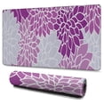 thumbnail image 1 of Long Mouse Pads for Desk,Purple Floral and Petal Pattern Desk Mats on Top Of Desks, Desk Mouse Pad Extra Large with 3mm Non-Slip Base and Stitched Edge for Gaming,Office,Work,Home 47.3"x23.6", 1 of 6