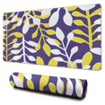 thumbnail image 1 of Long Mouse Pads for Desk,Purple Leaf Pattern Desk Mats on Top Of Desks, Desk Mouse Pad Extra Large with 3mm Non-Slip Base and Stitched Edge for Gaming,Office,Work,Home 31.5"x15.7", 1 of 6