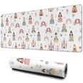 thumbnail image 1 of Long Mouse Pads for Desk,Rainbow Princess Carriage Pattern Desk Mats on Top Of Desks, Desk Mouse Pad Extra Large with 3mm Non-Slip Base and Stitched Edge for Gaming,Office,Work,Home 31.5"x11.8", 1 of 6