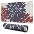 thumbnail image 1 of Long Mouse Pads for Desk,Red and Blue Pioneer Flower Pattern Desk Mats on Top Of Desks, Desk Mouse Pad Extra Large with 3mm Non-Slip Base and Stitched Edge for Gaming,Office,Work,Home 47.3"x23.6", 1 of 6