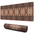 thumbnail image 1 of Long Mouse Pads for Desk,Red Boho Ethnic Geometric Pattern Desk Mats on Top Of Desks, Desk Mouse Pad Extra Large with 3mm Non-Slip Base and Stitched Edge for Gaming,Office,Work,Home 31.5"x11.8", 1 of 6