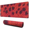thumbnail image 1 of Long Mouse Pads for Desk,Red Cheetah Leopard Pattern Desk Mats on Top Of Desks, Desk Mouse Pad Extra Large with 3mm Non-Slip Base and Stitched Edge for Gaming,Office,Work,Home 31.5"x11.8", 1 of 6