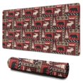 thumbnail image 1 of Long Mouse Pads for Desk,Red Christmas Animal and Tree Pattern Desk Mats on Top Of Desks, Desk Mouse Pad Extra Large with 3mm Non-Slip Base and Stitched Edge for Gaming,Office,Work,Home 31.5x15.7in, 1 of 5