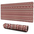 thumbnail image 1 of Long Mouse Pads for Desk,Red Christmas Reindeer Pattern Desk Mats on Top Of Desks, Desk Mouse Pad Extra Large with 3mm Non-Slip Base and Stitched Edge for Gaming,Office,Work,Home 35.4x15.7in, 1 of 5