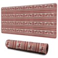 thumbnail image 1 of Long Mouse Pads for Desk,Red Christmas Reindeer Pattern Desk Mats on Top Of Desks, Desk Mouse Pad Extra Large with 3mm Non-Slip Base and Stitched Edge for Gaming,Office,Work,Home 35.4x15.7in, 1 of 5