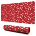 thumbnail image 1 of Long Mouse Pads for Desk,Red Christmas Tree Pattern Desk Mats on Top Of Desks, Desk Mouse Pad Extra Large with 3mm Non-Slip Base and Stitched Edge for Gaming,Office,Work,Home 31.5x15.7in, 1 of 5