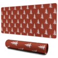thumbnail image 1 of Long Mouse Pads for Desk,Red Christmas Tree Pattern Desk Mats on Top Of Desks, Desk Mouse Pad Extra Large with 3mm Non-Slip Base and Stitched Edge for Gaming,Office,Work,Home 35.4x15.7in, 1 of 5