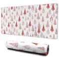thumbnail image 1 of Long Mouse Pads for Desk,Red Christmas Tree Pattern Desk Mats on Top Of Desks, Desk Mouse Pad Extra Large with 3mm Non-Slip Base and Stitched Edge for Gaming,Office,Work,Home 35.4x15.7in, 1 of 5