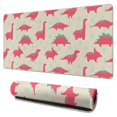 thumbnail image 1 of Long Mouse Pads for Desk,Red Dinosaur Silhouette Pattern Desk Mats on Top Of Desks, Desk Mouse Pad Extra Large with 3mm Non-Slip Base and Stitched Edge for Gaming,Office,Work,Home 31.5"x15.7", 1 of 6