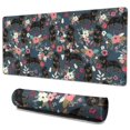 thumbnail image 1 of Long Mouse Pads for Desk,Rottweiler Dog and Flower Floral Desk Mats on Top Of Desks, Desk Mouse Pad Extra Large with 3mm Non-Slip Base and Stitched Edge for Gaming,Office,Work,Home 35.4"x15.7", 1 of 6