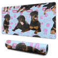 thumbnail image 1 of Long Mouse Pads for Desk,Rottweiler Dogs Desk Mats on Top Of Desks, Desk Mouse Pad Extra Large with 3mm Non-Slip Base and Stitched Edge for Gaming,Office,Work,Home 31.5"x15.7", 1 of 6