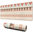 thumbnail image 1 of Long Mouse Pads for Desk,Soft Colored Geometric Pattern Desk Mats on Top Of Desks, Desk Mouse Pad Extra Large with 3mm Non-Slip Base and Stitched Edge for Gaming,Office,Work,Home 31.5"x11.8", 1 of 6