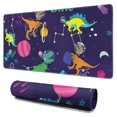 thumbnail image 1 of Long Mouse Pads for Desk,Space Dinosaurs Astr Dino Pattern Desk Mats on Top Of Desks, Desk Mouse Pad Extra Large with 3mm Non-Slip Base and Stitched Edge for Gaming,Office,Work,Home 31.5"x15.7", 1 of 6