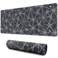thumbnail image 1 of Long Mouse Pads for Desk,Spider Web Halloween Pattern Desk Mats on Top Of Desks, Desk Mouse Pad Extra Large with 3mm Non-Slip Base and Stitched Edge for Gaming,Office,Work,Home 31.5x11.8in, 1 of 5