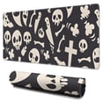 thumbnail image 1 of Long Mouse Pads for Desk,Spooky Halloween Icons Pattern Desk Mats on Top Of Desks, Desk Mouse Pad Extra Large with 3mm Non-Slip Base and Stitched Edge for Gaming,Office,Work,Home 31.5x15.7in, 1 of 5