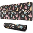 thumbnail image 1 of Long Mouse Pads for Desk,Star Princess Castle Pattern Desk Mats on Top Of Desks, Desk Mouse Pad Extra Large with 3mm Non-Slip Base and Stitched Edge for Gaming,Office,Work,Home 31.5"x11.8", 1 of 6
