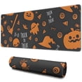 thumbnail image 1 of Long Mouse Pads for Desk,Trick or Treat Halloween Pattern Desk Mats on Top Of Desks, Desk Mouse Pad Extra Large with 3mm Non-Slip Base and Stitched Edge for Gaming,Office,Work,Home 31.5x11.8in, 1 of 5