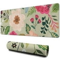 thumbnail image 1 of Long Mouse Pads for Desk,Vibrant Pioneer Flower Pattern Desk Mats on Top Of Desks, Desk Mouse Pad Extra Large with 3mm Non-Slip Base and Stitched Edge for Gaming,Office,Work,Home 31.5"x11.8", 1 of 6